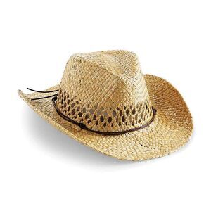 Beechfield Straw Cowboy Hat / Natural